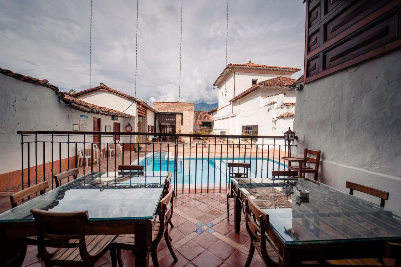 Hosteria De La Plaza Menor Santa Fe de Antioquia Exterior foto